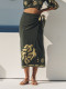 Detalle de la Falda Kira Boho Skirt Nema Resort Wear