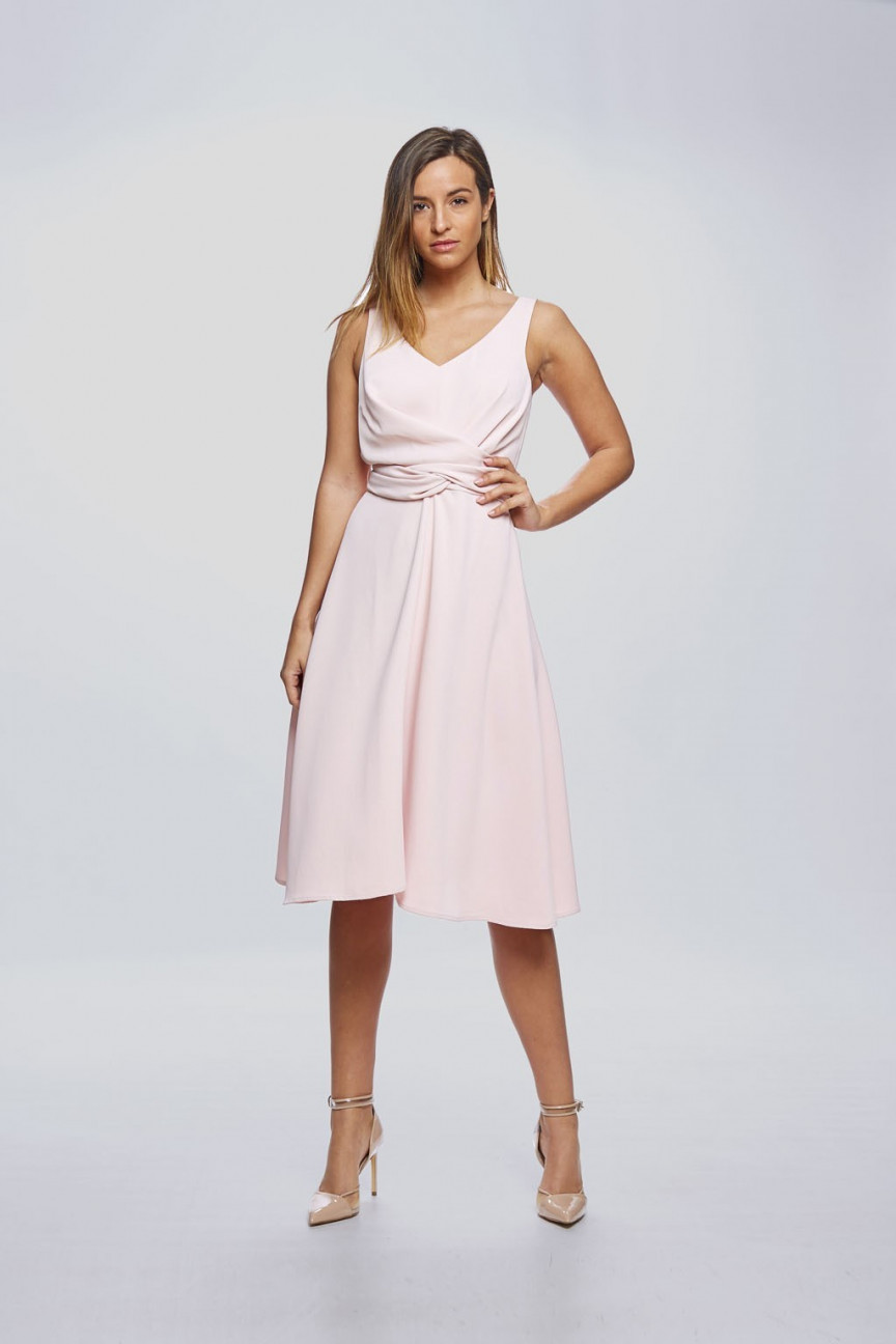 Vestido con lazo cruzado Van-Dos