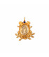 Medalla Virgen de Guadalupe hojas Basileia