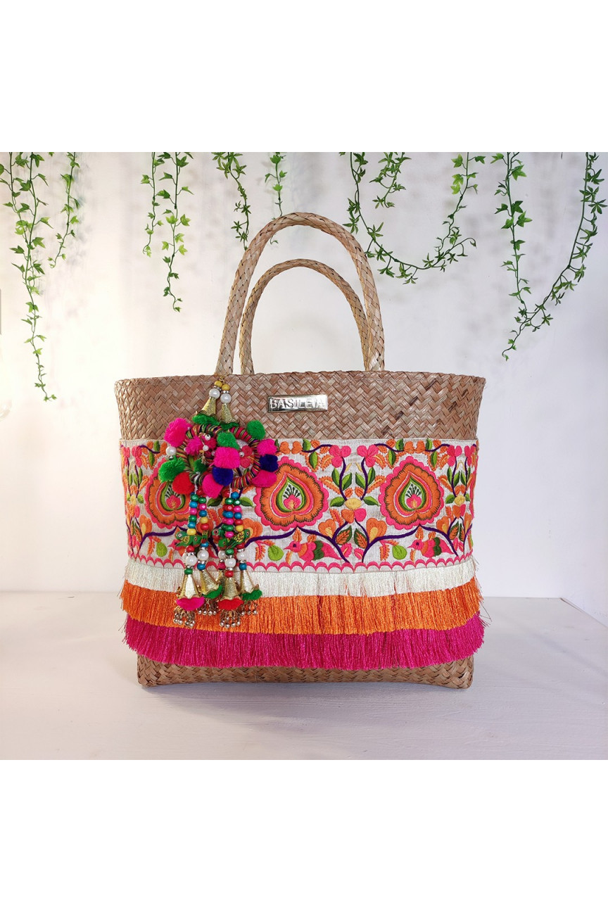 Bolso artesanal Maya Basileia Edición Limitada Basileia - Cesta de palma