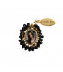 Medalla religiosa pequeña Virgen de Guadalupe negra Basileia