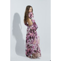 VESTIDO LARGO ESPALDA DESCUBIERTA ESTAMPADO SPACE FLAMINGO